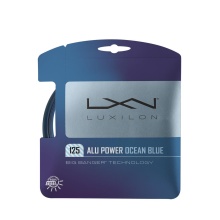 Luxilon Sznur tenisowy Alu Power 1.25 (Trwałość+Moc) niebieski ocean 12m Zestaw